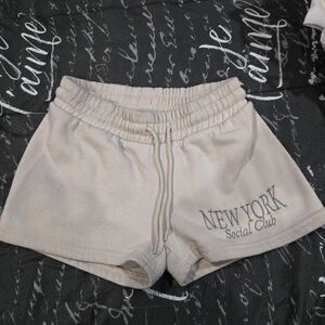 Women's Cream Shorts